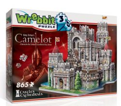 *25 WREBBIT CASSE-TÊTE 865 PIÈCES 3D - CHÂTEAU DU ROI ARTHUR - CAMELOT